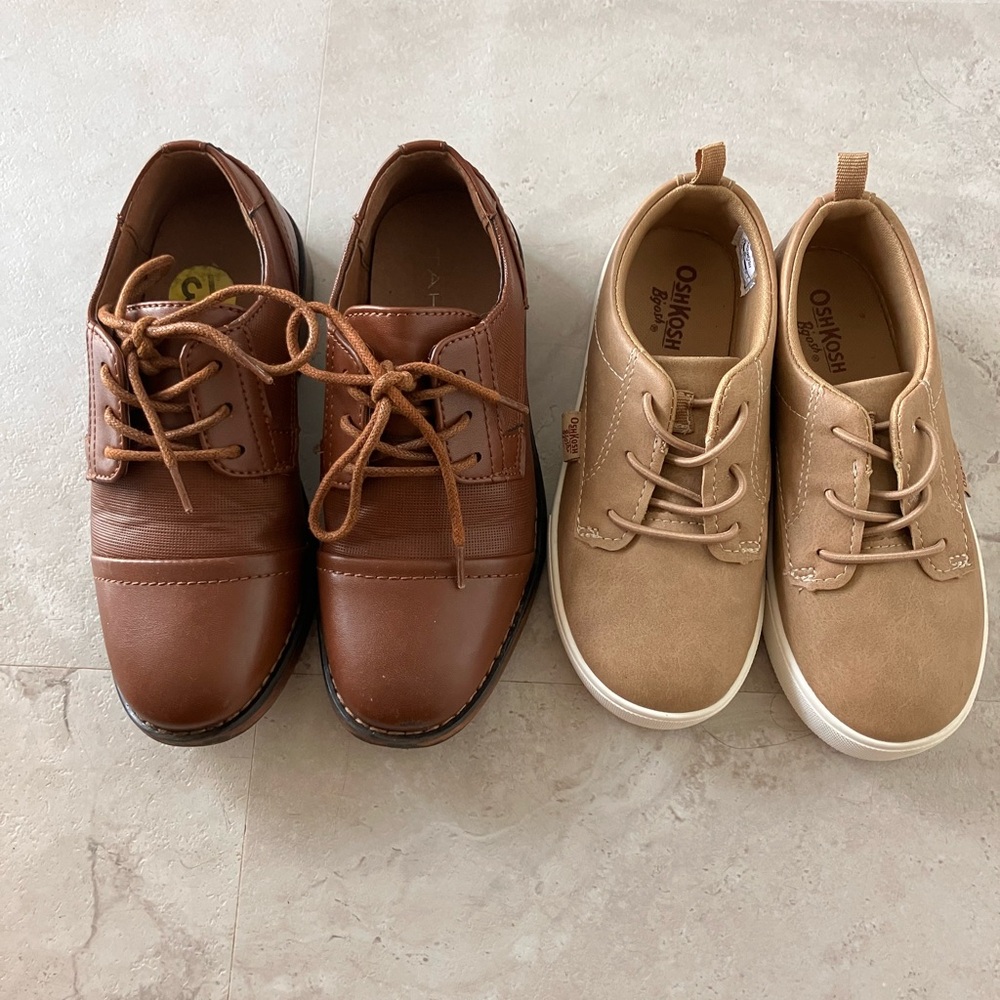 OshKosh B'gosh and Tahari Tan and Brown Shoes